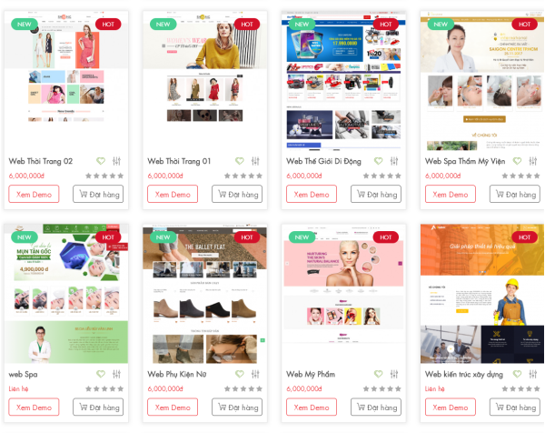  Website Mẫu Là Gì?